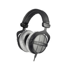beyerdynamic DT 990 PRO Over-Ear Studio Monitor Headphones - Open-Back Stereo Construction, Wired (250 Ohm, Grey)